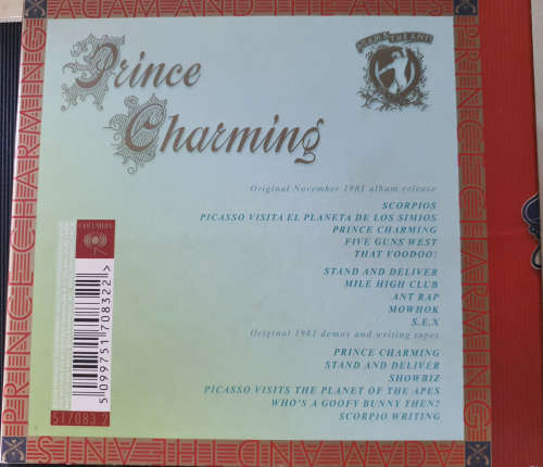 Adam & the Ants - Prince Charming CD Import