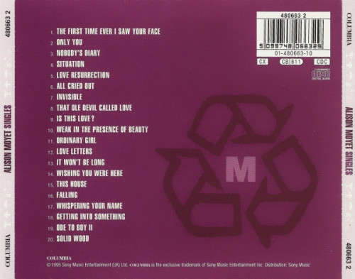 Alison Moyet - Singles CD Import