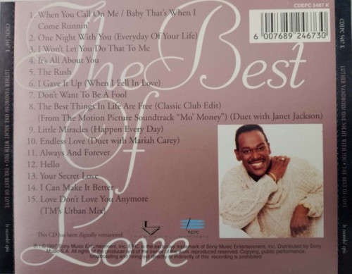 Luther Vandross - One Night With You CD