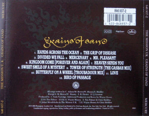 Mission - Grains of Sand CD Import