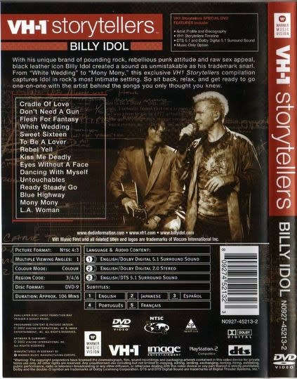 Billy Idol - Vh1 Storytellers DVD Import