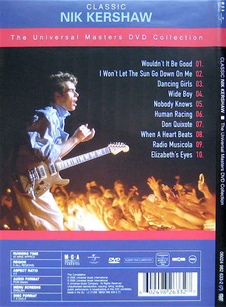 Nik Kershaw - Classic DVD Import