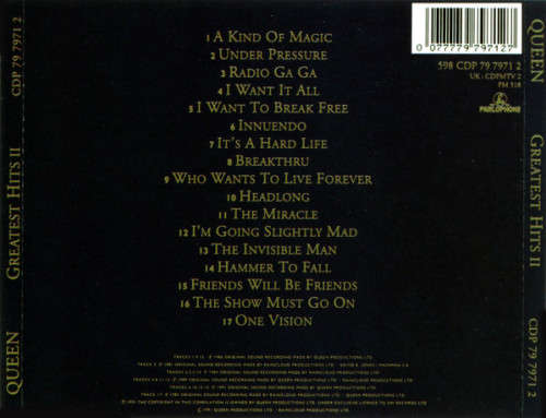 Queen - Greatest Hits II CD Import