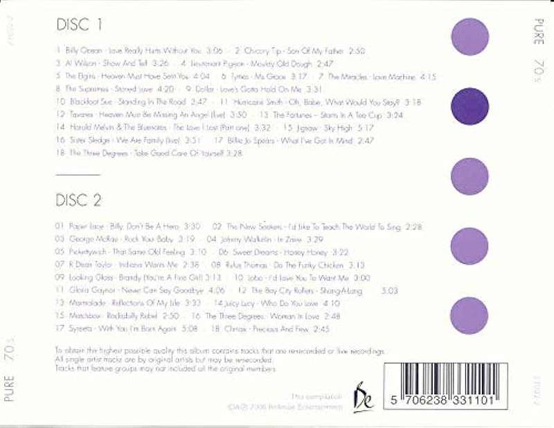 Various - Pure 70`s CD Import