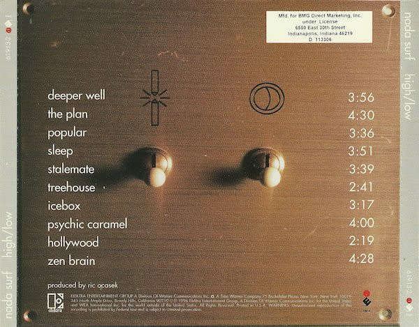 Nada Surf - High/Low CD Import