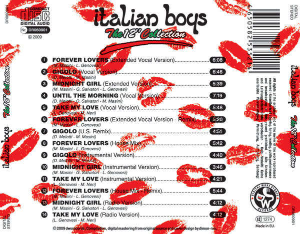Italian Boys - 12` Collection CD Import RAS