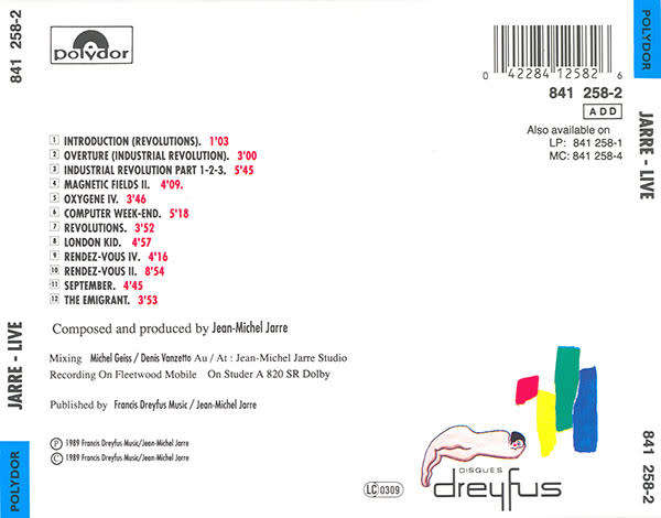 Jean-Michel Jarre - Live CD Import