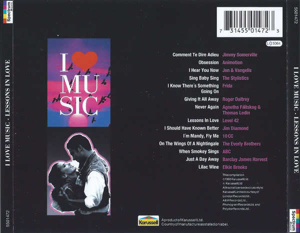 Various - I Love Music - Lessons In Love CD Import