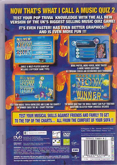 Various - All-New! Now That`s What I Call A Music Quiz 1 + 2 DVD Import