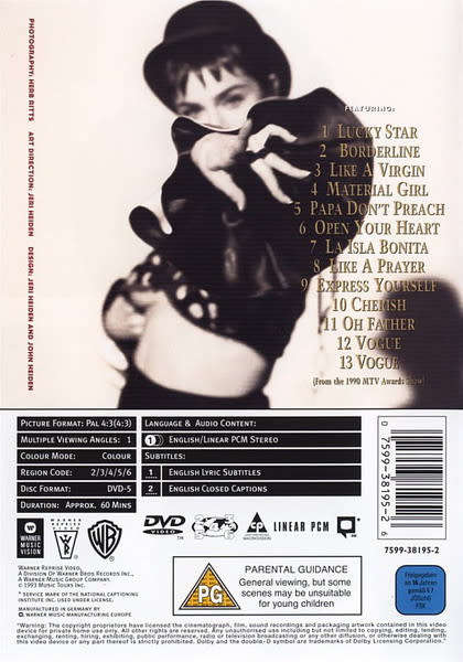 Madonna - Immaculate Collection DVD Import