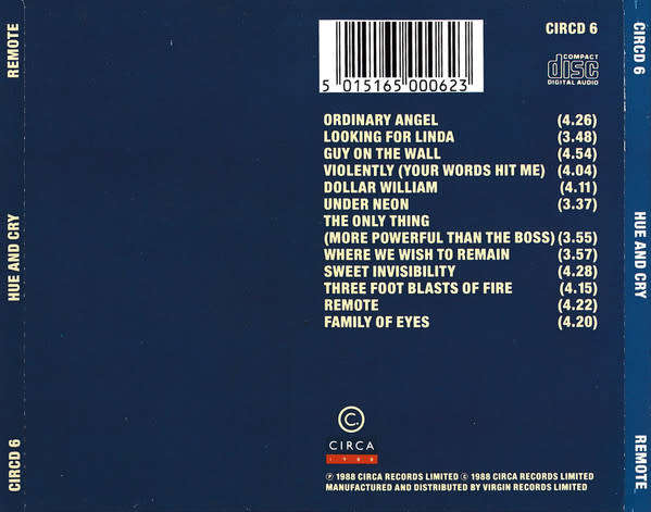 Hue and Cry - Remote CD Import