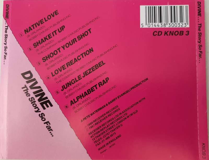 Divine - The Story So Far... CD Import
