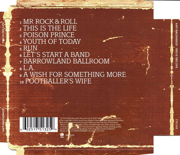 Amy MacDonald - This Is the Life CD Import