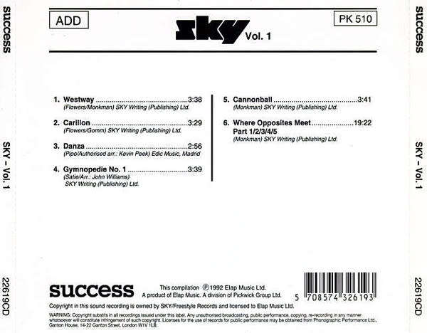 Sky - Vol. 1 CD Import