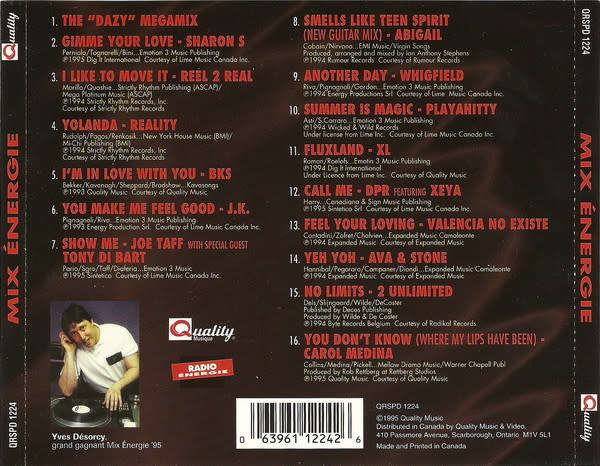 Various - Mix Énergie Volume 1 CD Import