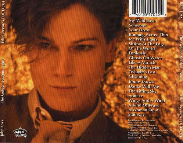 John Foxx - Golden Section CD Import