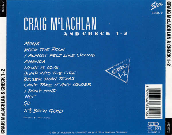 Craig McLachlan & Check 1-2 - Craig McLachlan & Check 1-2 CD Import