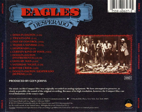 Eagles - Desperado CD Import