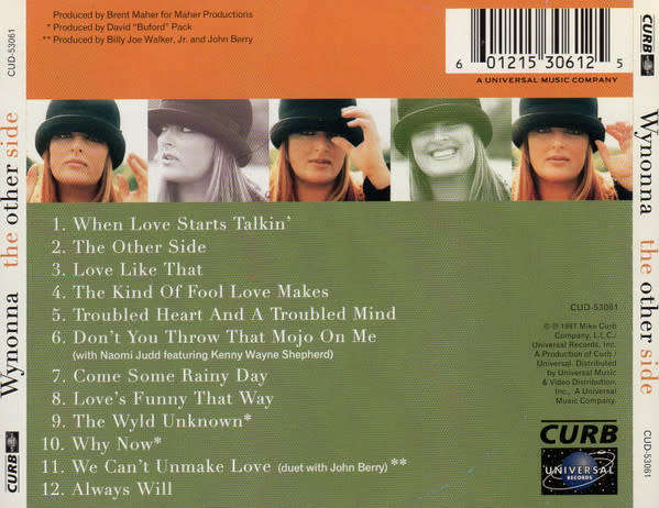 Wynonna Judd - The Other Side CD Import