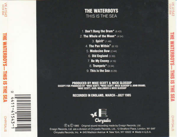 Waterboys - This Is the Sea CD Import