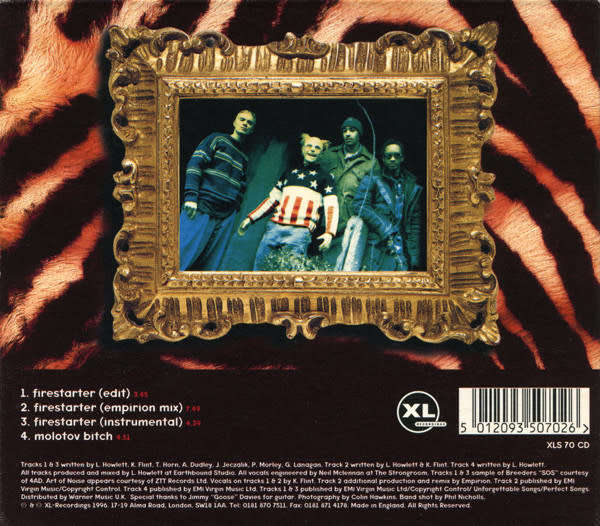 Prodigy - Firestarter CD Maxi Single Import Digipak