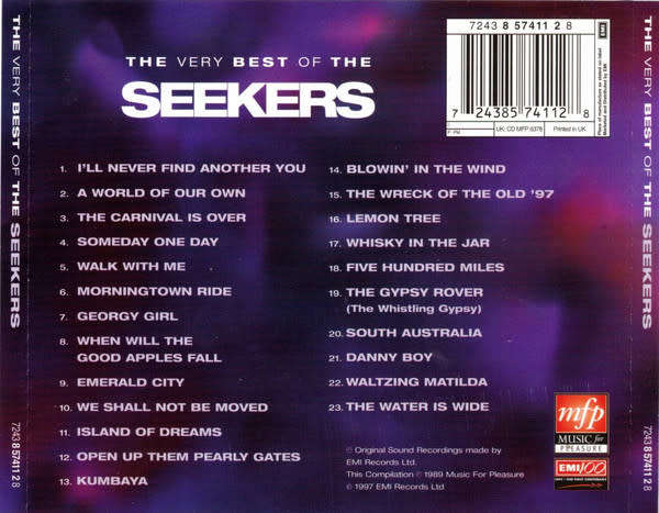 Seekers - Very Best of CD Import