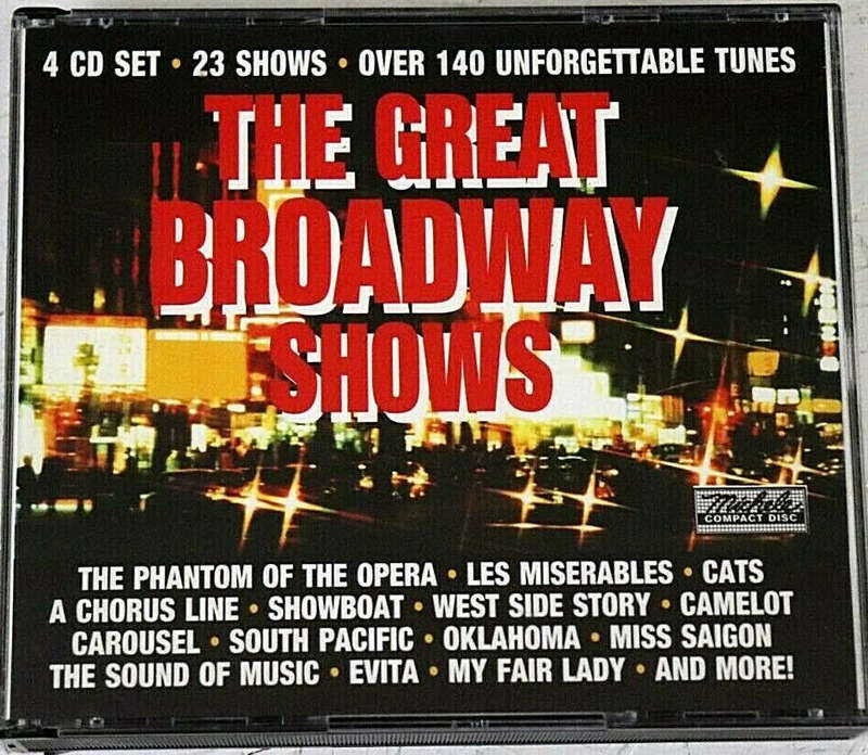 National Pops Orchestra - Great Broadway Shows 4x CD Import