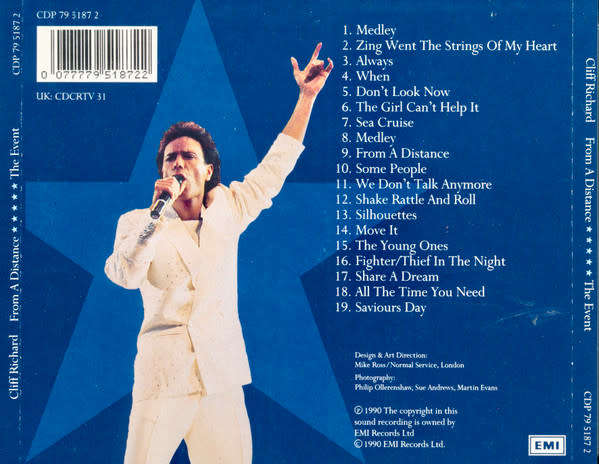 Cliff Richard - From a Distance the Event CD Import