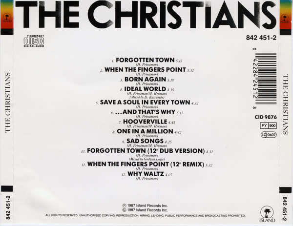 The Christians - The Christians CD Import