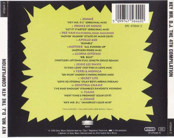 Various - Hey Mr. D.J....The 4th Compilation CD Import