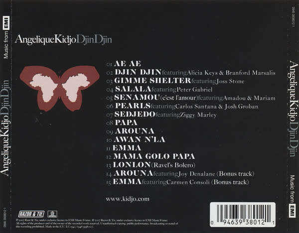 Angélique Kidjo - Djin Djin CD Import