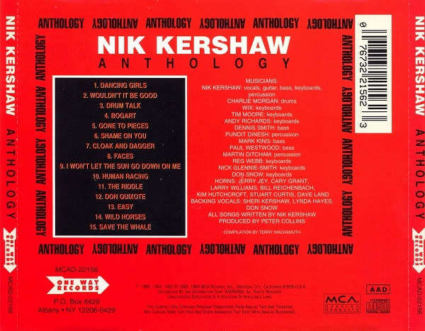 Nik Kershaw - Anthology CD Import