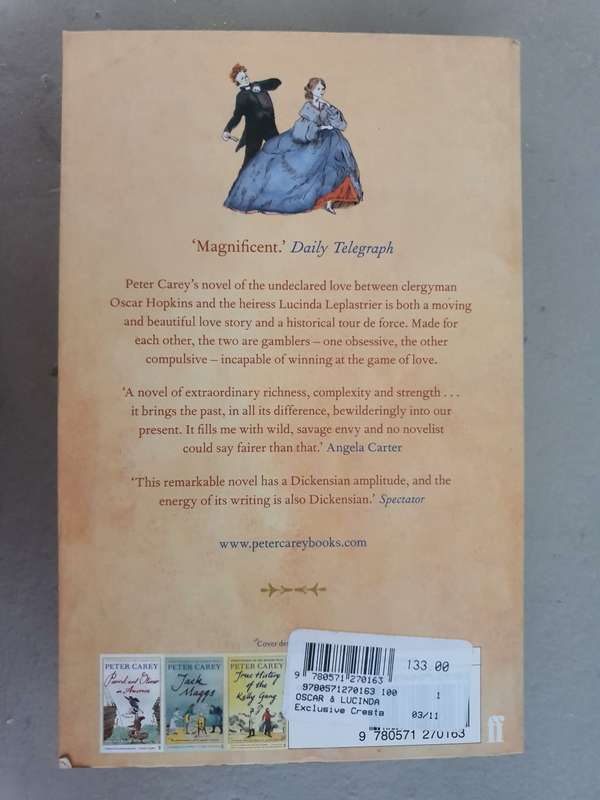 Peter Carey - Oscar &  Lucinda Paperback