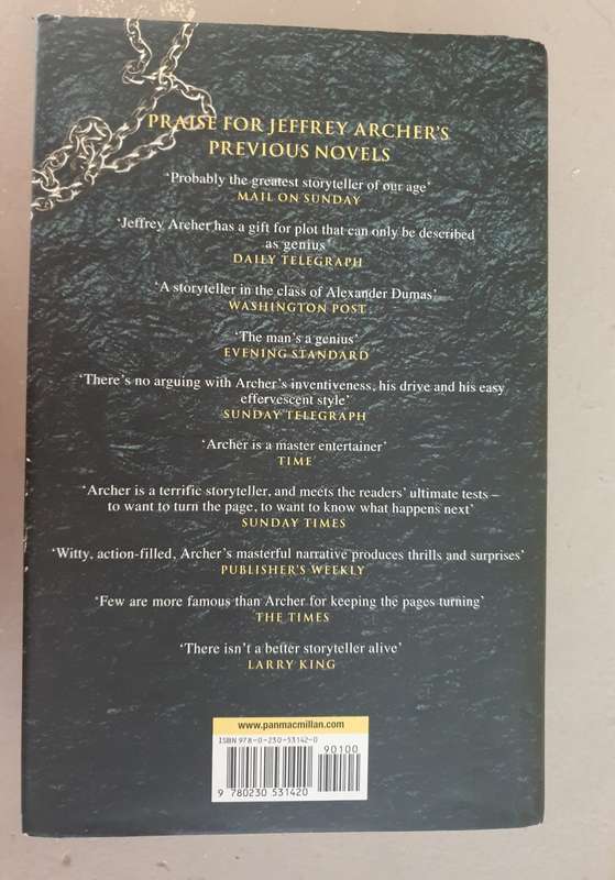 Jeffrey Archer - A Prisoner of Birth Hardcover