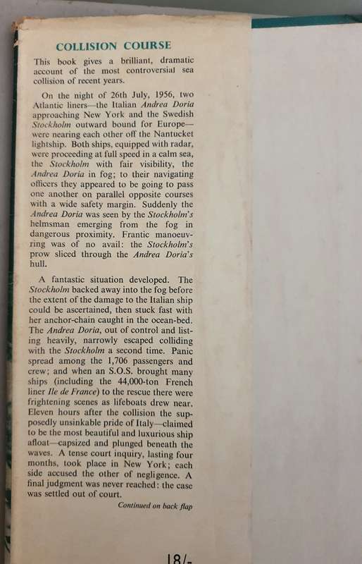Alvin Moscow - Collision Course Hardcover (Andrea Doria)