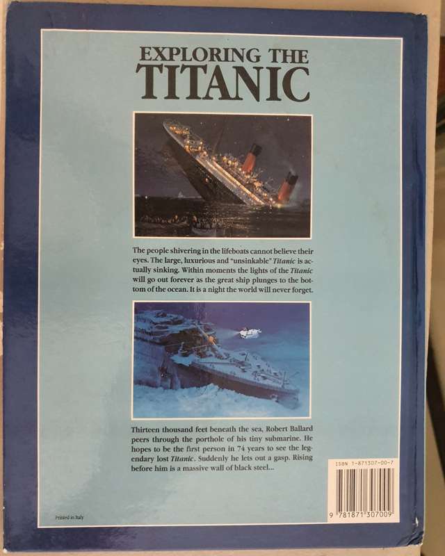 Robert Ballard - Exploring the Titanic Hardcover