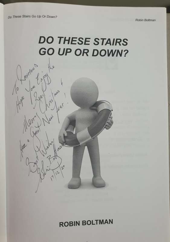 Robin Boltman - Do These Stairs Go Up Or Down? Paperback (Oceanos Sinking) Signed