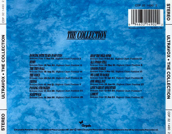 Ultravox - The Collection CD Import