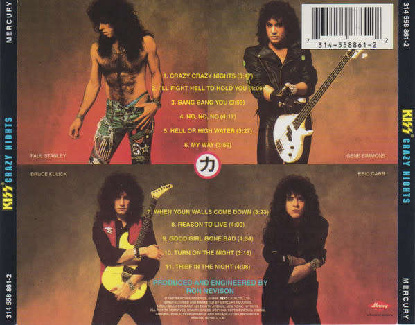 KISS - Crazy Nights CD Import