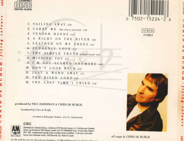Chris de Burgh - Flying Colours CD Import
