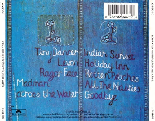 Elton John - Madman Across the Water CD Import