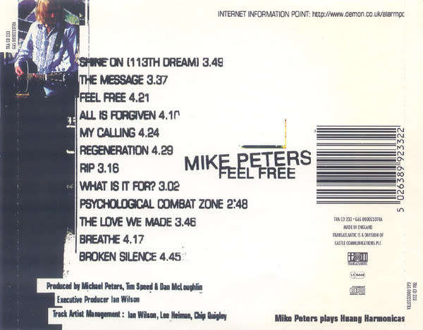 Mike Peters - Feel Free CD Import