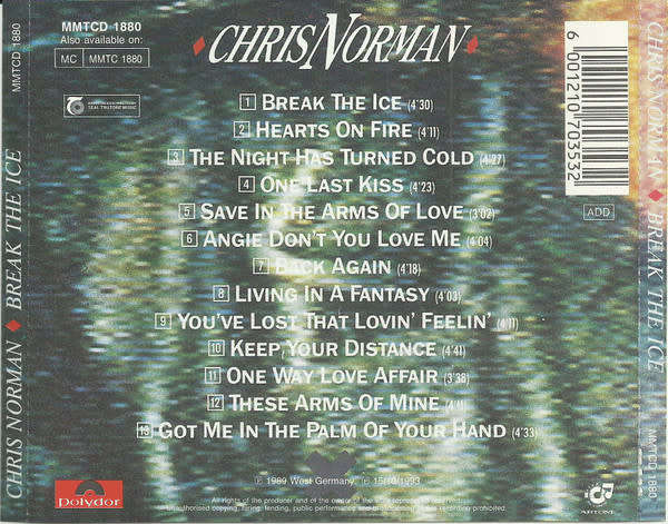 Chris Norman - Break the Ice CD