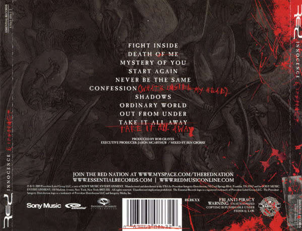 Red - Innocence & Instinct CD Import