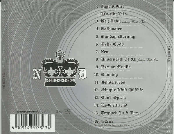 No Doubt - Singles 1992 - 2003 CD