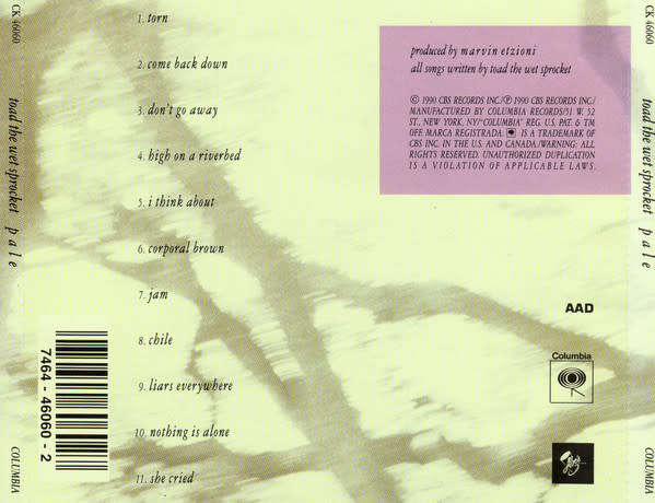 Toad the Wet Sprocket - Pale CD Import