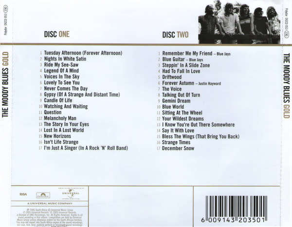 Moody Blues - Gold Double CD