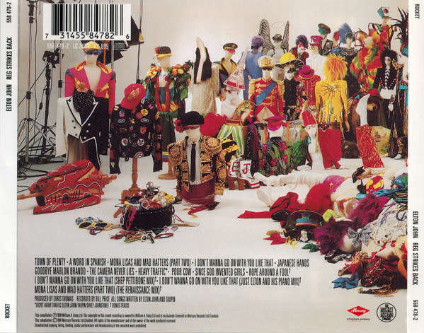 Elton John - Reg Strikes Back CD Import