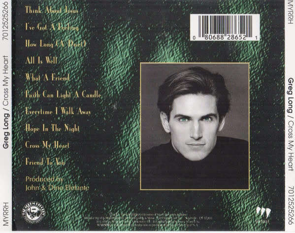Greg Long - Cross My Heart CD Import