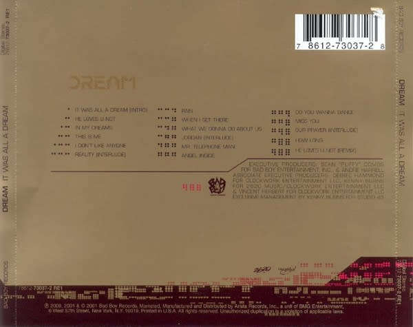 Dream - It Was All a Dream CD Import